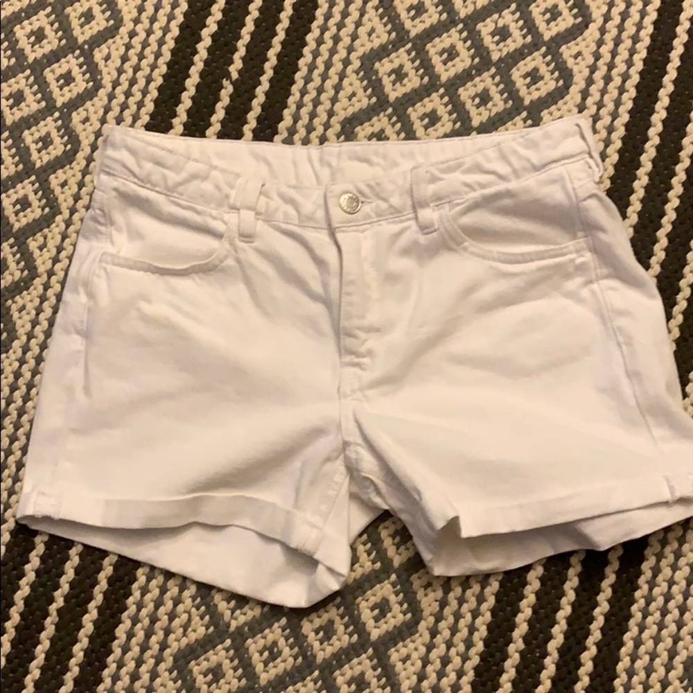 White shorts